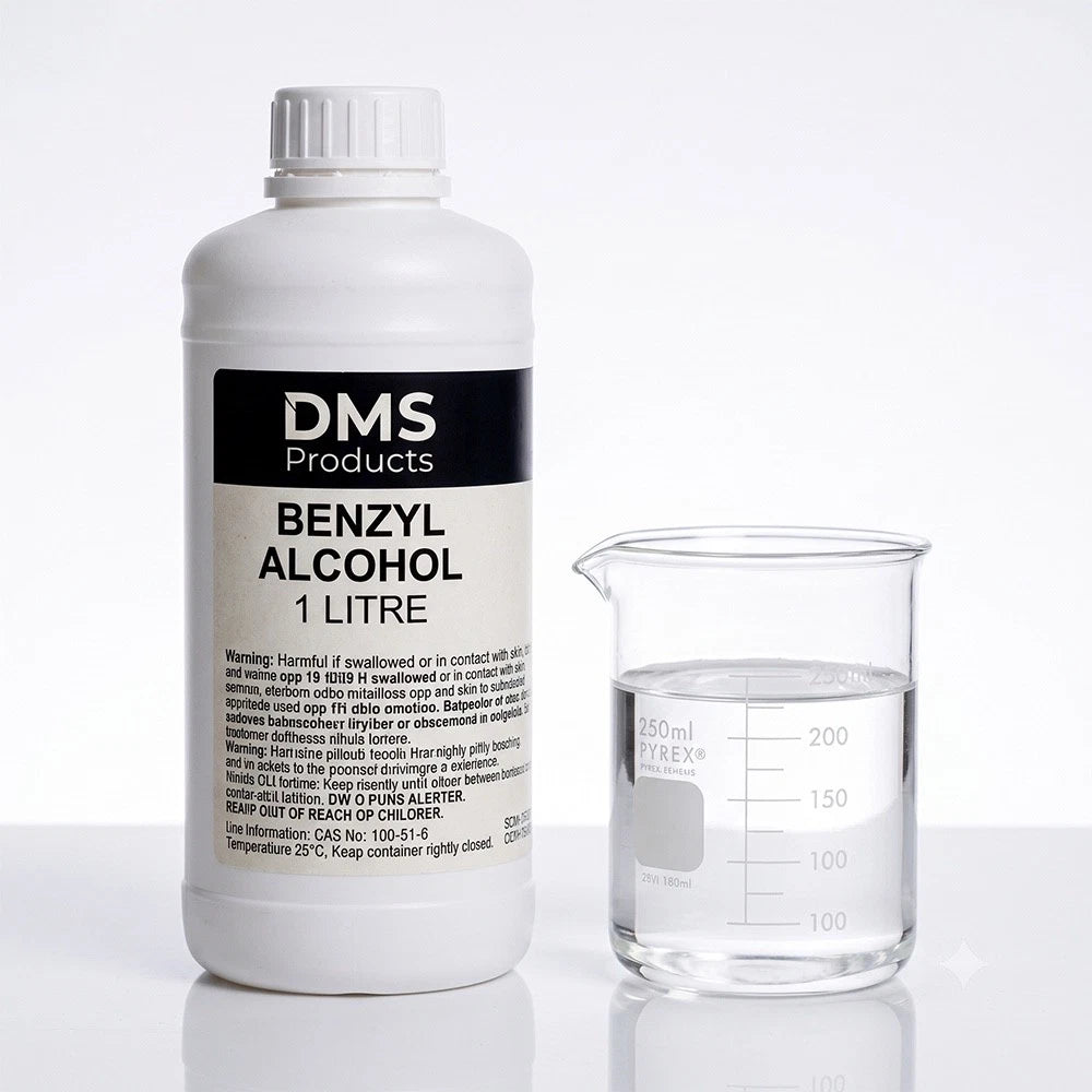 Benzyl Alcohol 100% Pure Grade Preservative Solvent 50ml 100ml 500ml 1 litre