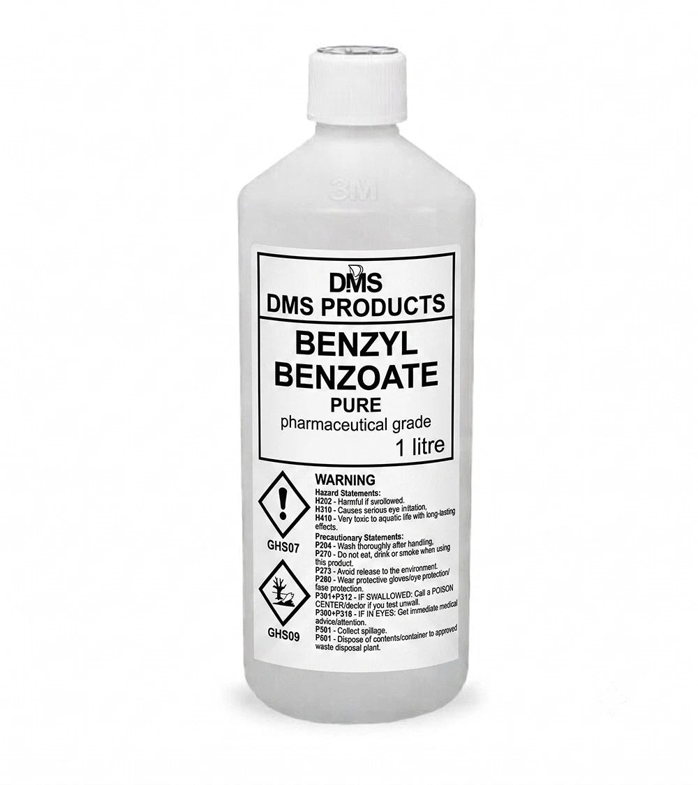 Benzyl Benzoate BP/USP Grade 99.99% USP/BP Pure Grade 1lt/5lt