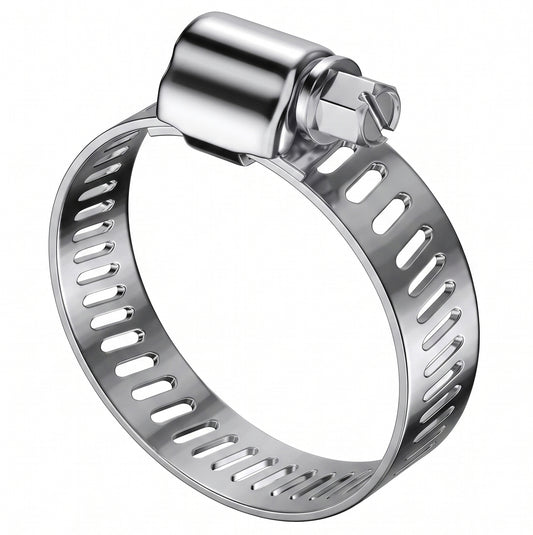 Hose Clips 12pcs Stainless Steel 304 Adjustable Jubilee style Clamps