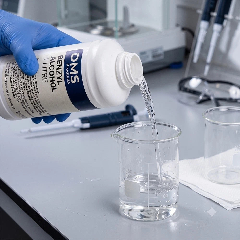 Benzyl Alcohol 100% Pure Grade Preservative Solvent 50ml 100ml 500ml 1 litre
