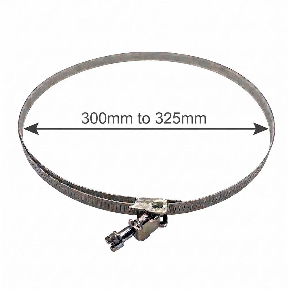 315mm 12" Inch Duct Quick Release Jubilee Clamp Clips Hose Ducting Hydroponics